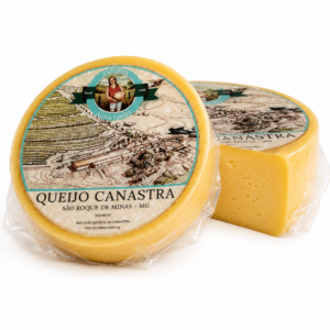 Queijo Canastra Meia Cura 1,2 Kg Faz Água Limpa Embalado