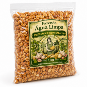 Amendoim Frito Com Alho Fazenda Água Limpa 1 Kg