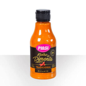 Molho De Pimenta Cremoso Intenso 230g Pimenta Vermelha Piasi