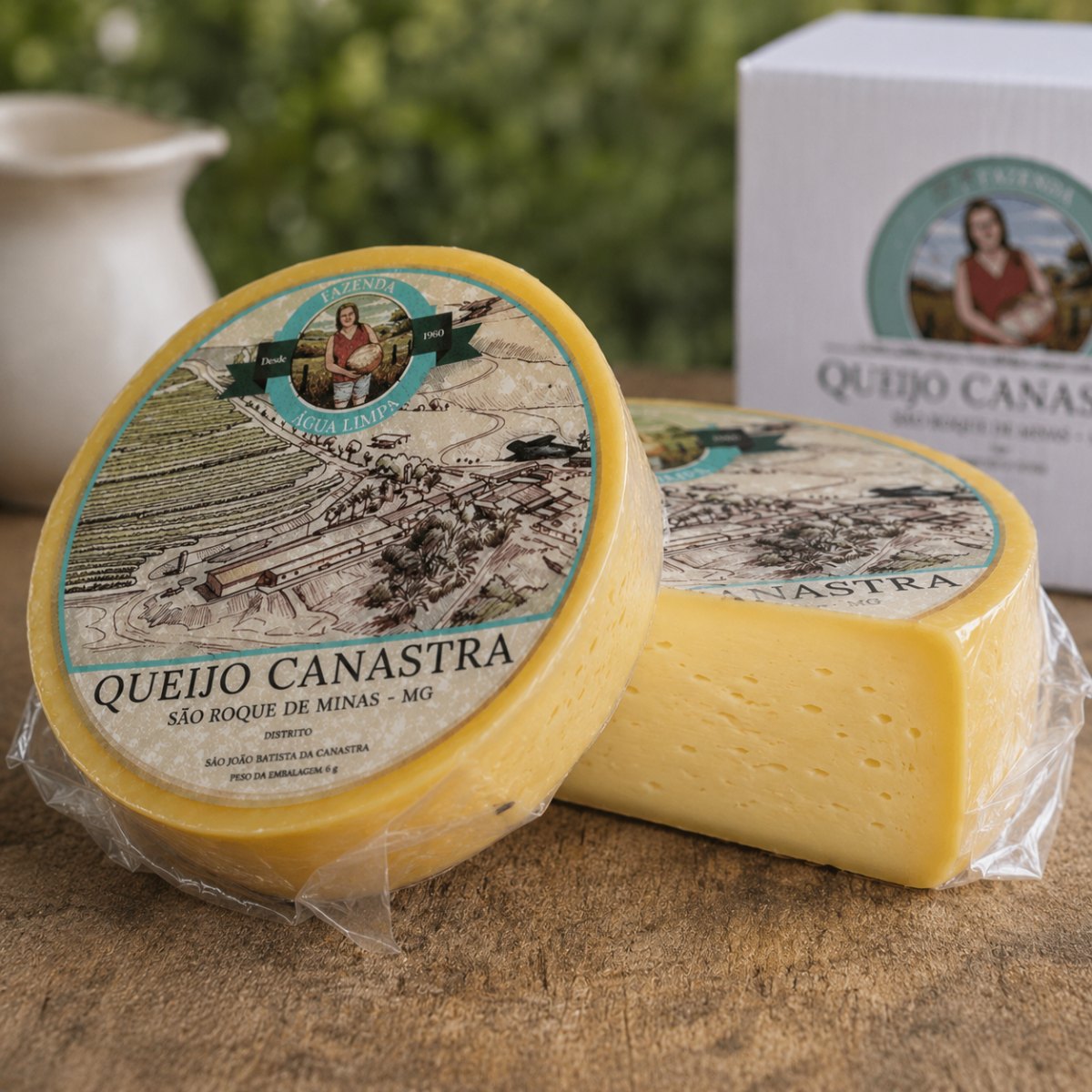 Queijo Canastra da Fazenda Água Limpa