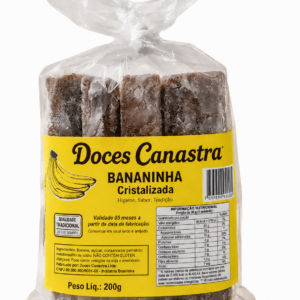 Bananinha Cristalizada Doces Canastra 200g