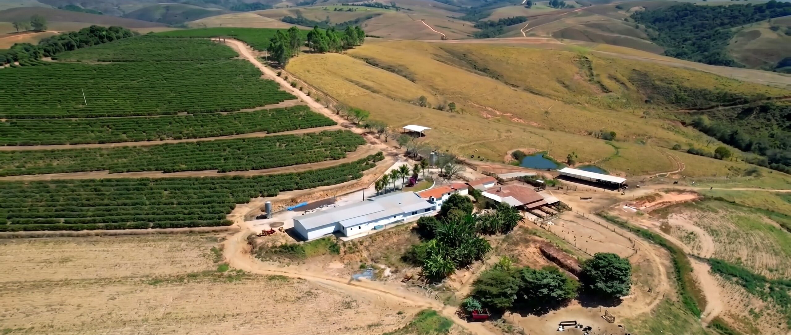 Fazenda Água Limpa, vista aérea, Serra da Canastra - MG